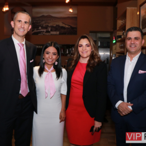 Marco Manera ,Cecilia Bonifaz, Michelle Froissin y Stefano Stortoni Consul de Italia