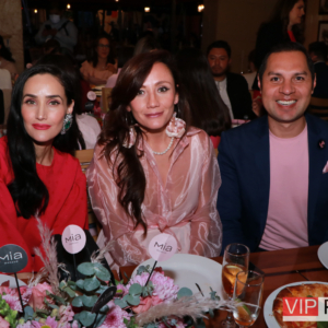 Pau Loya, Mayra Quintero y Rafa Flores