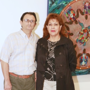 Beatriz Oropeza y Akin Sepken