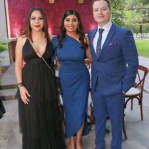 Mildred Espinosa,Brianda Sandoval y Gerardo Montesinos