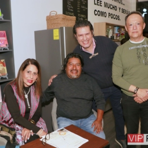 Jaquelina Yamal, Maestro Rosendo Pinacho,Edgar Mizraji, y Jose luis Porras
