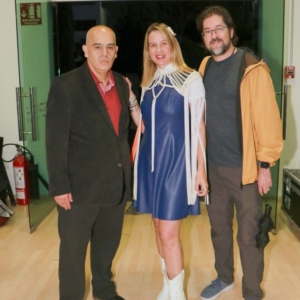 Miguel Areas, Jaime Contreras y Virginia Priede
