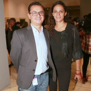 Andrea Sanen y Leonardo Pacheco