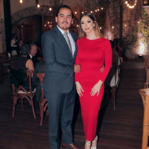 Abraham Tinajera y Fernanda Loranca