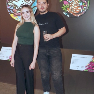 Michelle Uribe y Salvador Enriques