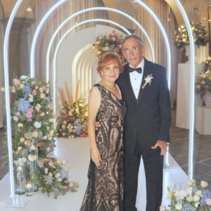 Cristina Alvárez y Rogelio Sigrist Papas de Novia