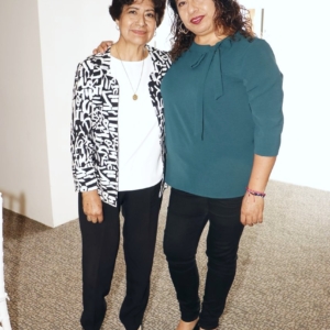 Sra Nieves Ramos y Areli Sánchez