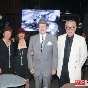 Acela Gil, Cristina Rosales, Hans Muths y Armando Tejeda