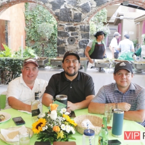 Roberto Martínez, Octavio Mancilla y Rubén Aparicio