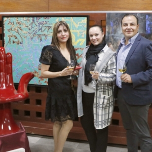 Mari Guerrero, Promotora de Arte, Jenifer Martínez y Alejandro Calderón