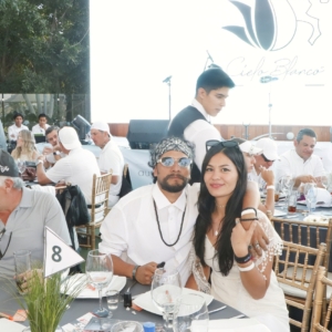 Angello Gutiérrez y Linda Franco
