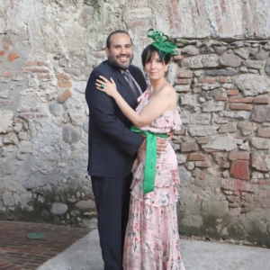 Aristides Salinas y Tatiana Carmona