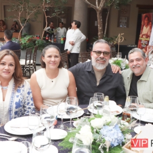 Maria Rivera, Kimberly Porras, Memo Marquez y Fermín Carpio