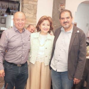 Cesar Soto, Elsa Bautista y Guillermo Malpica