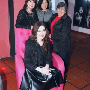 Coca Castillo, Rosi Morales y Rosy Castillo y Coca Sevilla