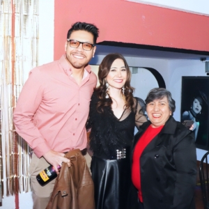 Coca Sevilla, Daniel Zamora y Rosi Morales