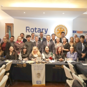 El Club Rotario de Cholula y Socios Invitados