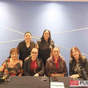 Karla García, Obdulia, Jiménez,Yazmín Aguirre, Elsa Navarro y Beti Gómez